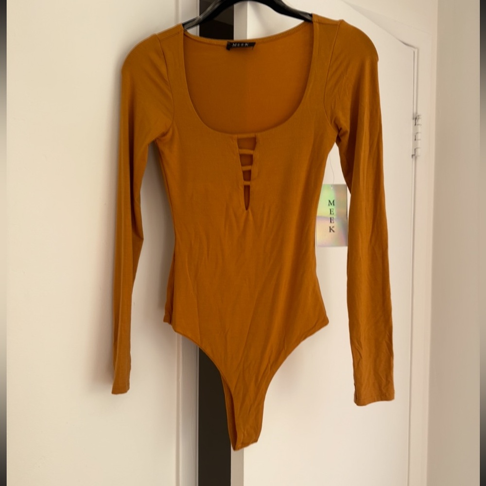 Mustard Long Sleeve Bodysuit